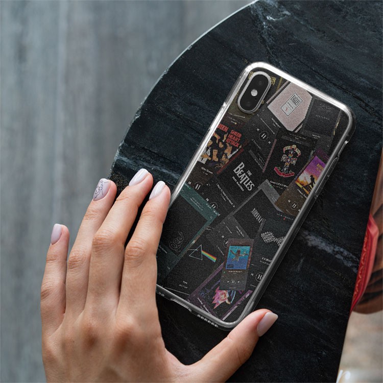 Ốp lưng iphone silicon chống bẩn The Beatles NIVARDA MUSIC  cho các dòng IP 5 trở lên PAP20210166