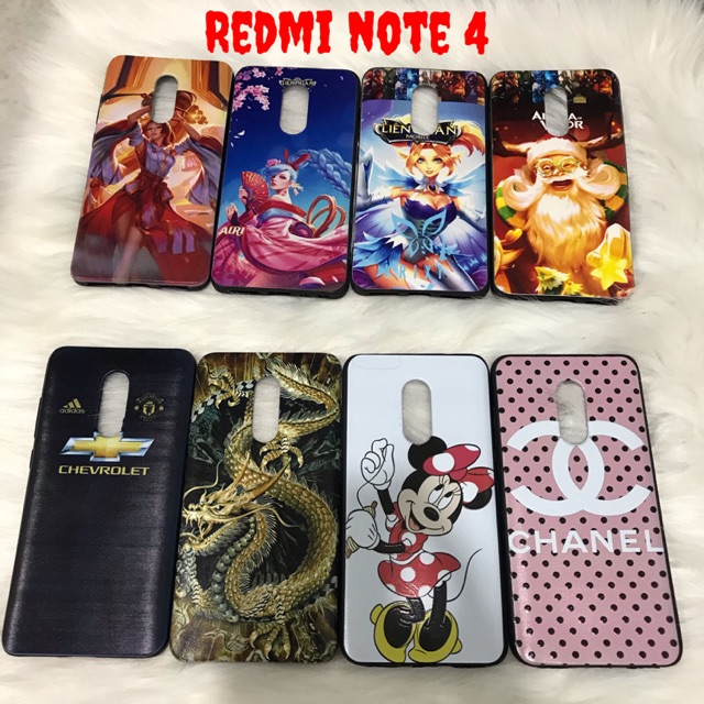 Xả Hàng Ốp Lưng Xiaomi Redmi Note 4 Dẻo Hình