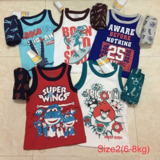 Set bộ sát nách bé trai