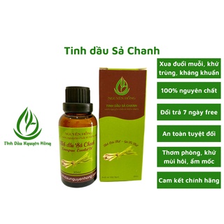 Tinh dầu Sả chanh Nguyên Hồng đuổi muỗi, côn trùng, thơm phòng, khử mùi - 50ml
