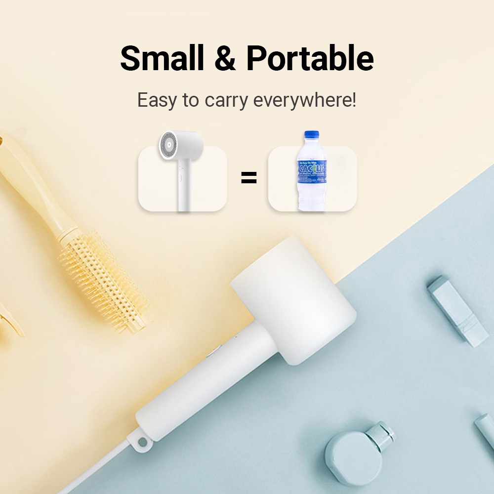 Máy sấy tóc bổ sung ion âm Xiaomi H300 công suất1600W ,Nhanh khô, gấp gọn tiện lợi du lịch