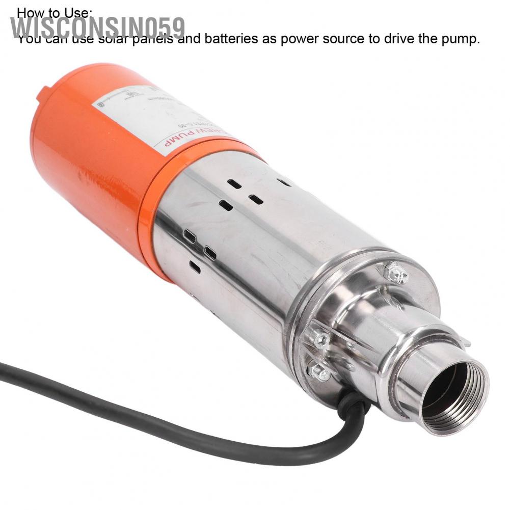 Máy bơm trục vít DC 3SYDC12/S1.5-30 bằng thép không gỉ và đồng thau chất lượng cao