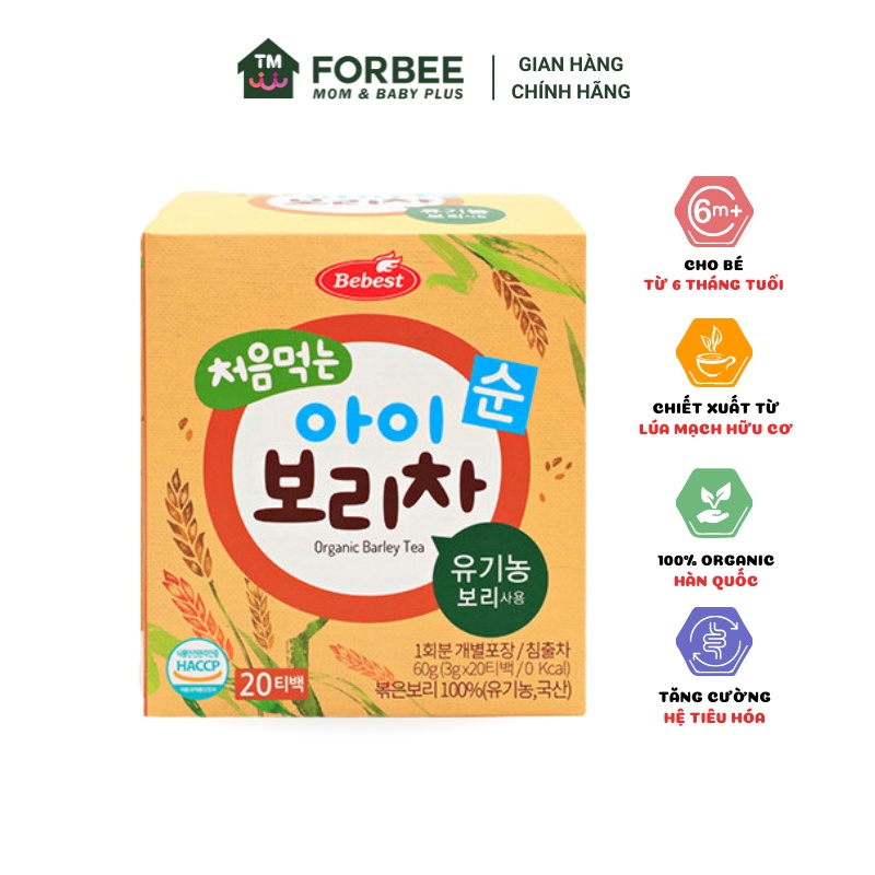 Trà lúa mạch BEBEST - Tăng cường miễn dịch cho bé - FORBEE