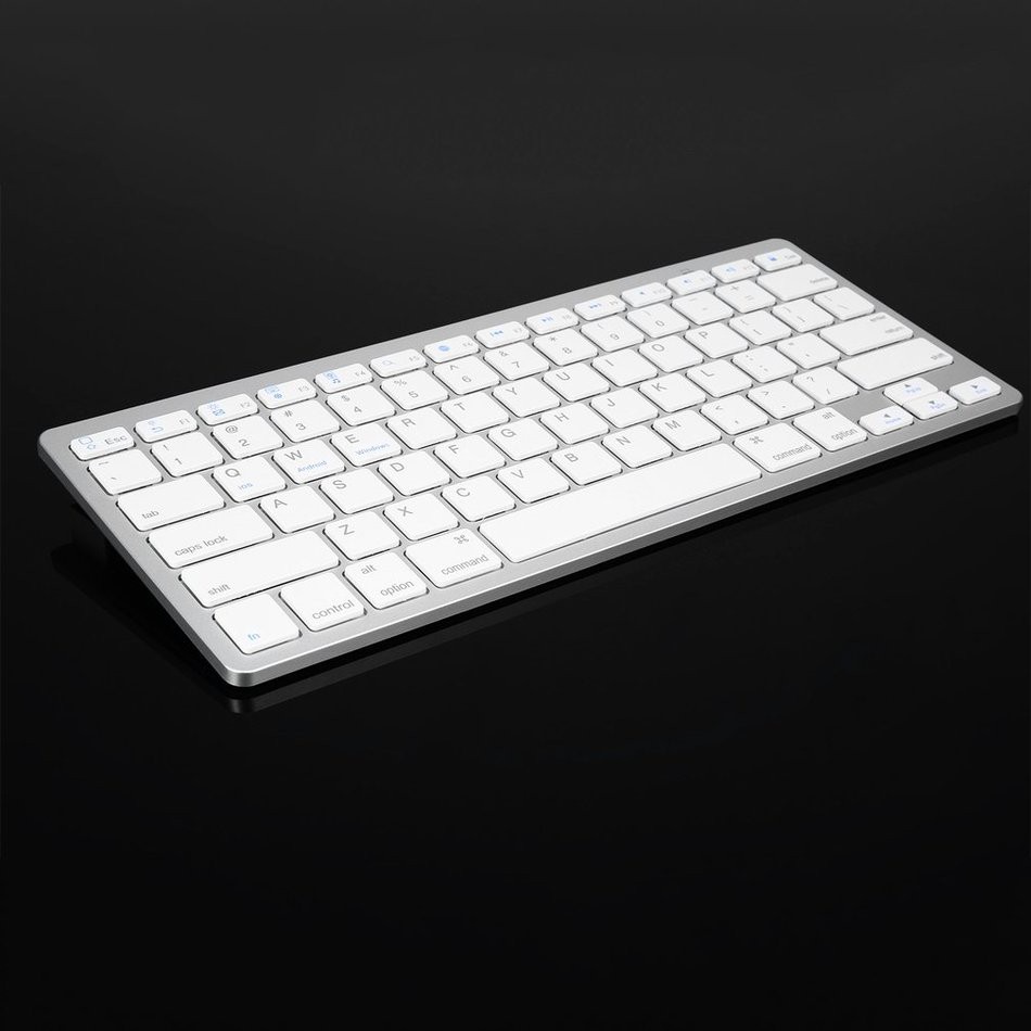 (orb) Bàn Phím Không Dây Siêu Mỏng Màu Bạc Cho Ipad Mini Mac