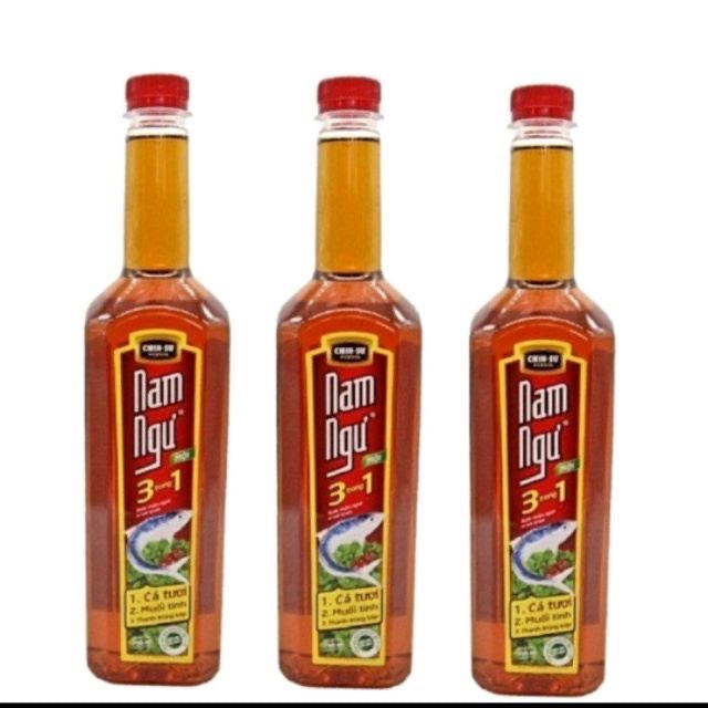 Nước mắm Nam Ngư giảm mặn- Chai 750ml