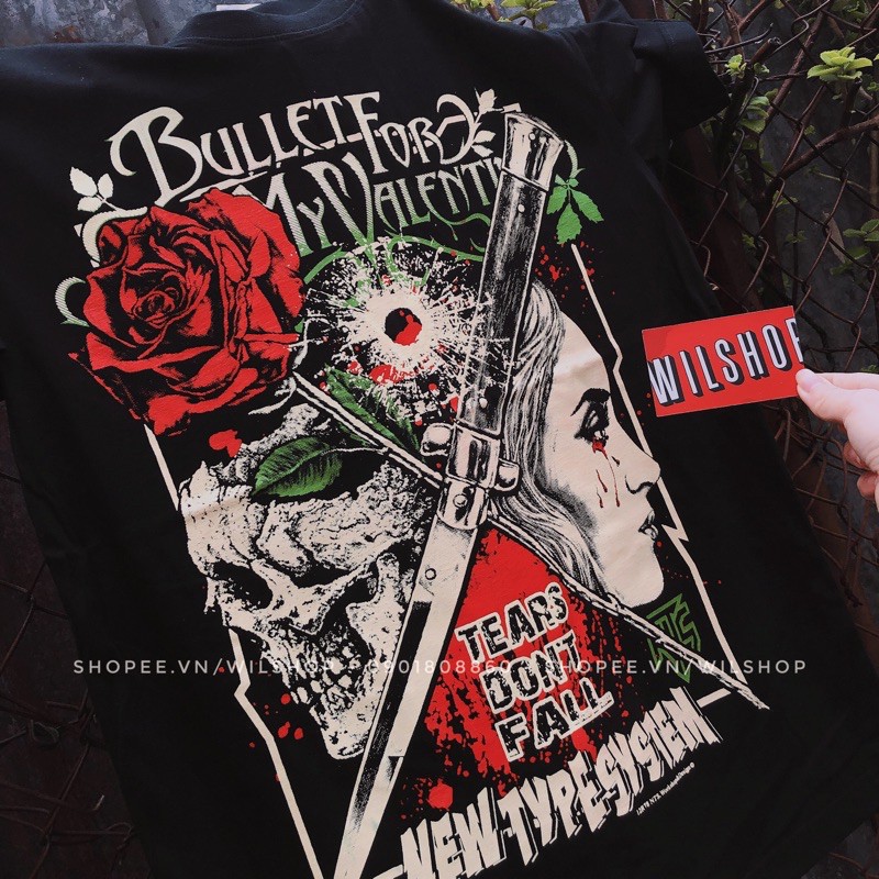 ÁO BULLET FOR MY VALENTINE - LINKIN PARK - ROCK BAND TEE - ÁO PHÔNG ÁO THUN NHẠC ROCK UNISEX - ROCKTEE