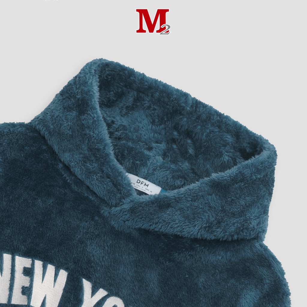 Áo hoodie unisex có mũ lông thêu New York City K0030566 Thời trang M2 | BigBuy360 - bigbuy360.vn