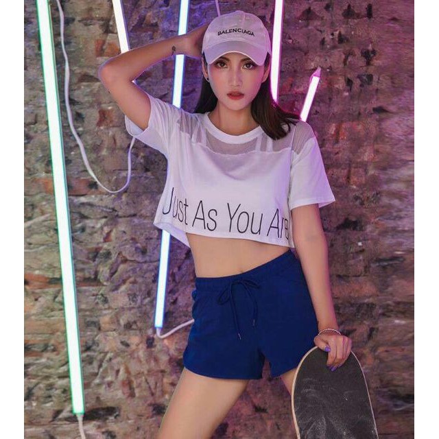 Áo  tập gym  croptop hàng shop  xịn