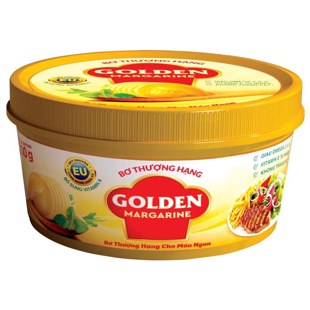 Bơ Thượng Hạng Golden Margarine 200gr Hàng chính hãng