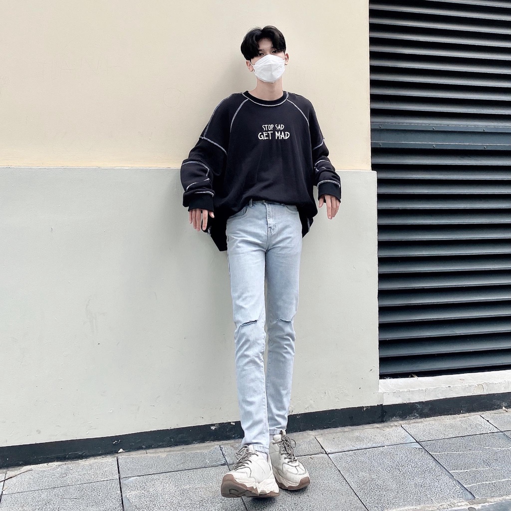 Quần Jean Nam Chất Bò ống Côn 🔵FREE SHIP🔵 Quần bò nam màu Xám tro DC Denim [211] | BigBuy360 - bigbuy360.vn