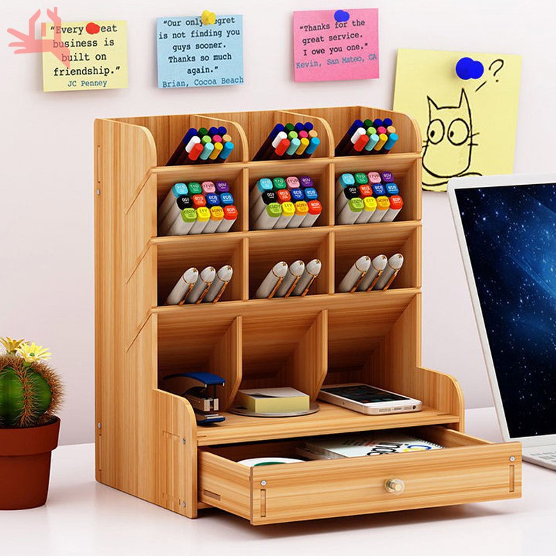 Q Office Desk Organizer Desktop Pen 