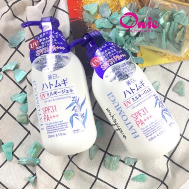 [Nội Địa Nhật] LOTION DƯỠNG TRẮNG DA CHỐNG NẮNG BODY MỀM MỊN HATOMUGI SPF31 PA +++ | BigBuy360 - bigbuy360.vn
