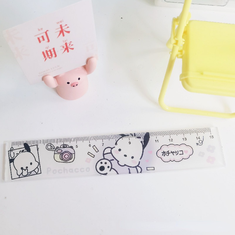 Thước Đo 15cm Bằng Acrylic Dễ Thương