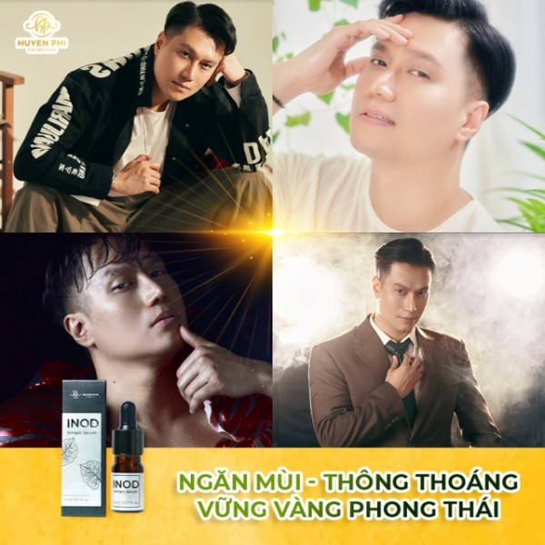 Combo 2 serum INOD Huyền Phi dung tích tổng 15ml khử hôi nách, hôi miệng, hôi chân [chính hãng]