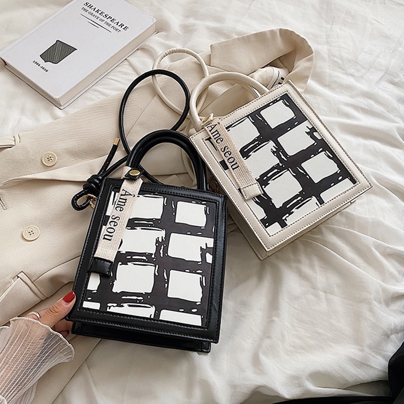 Túi Đeo Chéo Hình Vuông Nhỏ Phong Cách Hàn Quốc Phổ Biến Cho Nữ