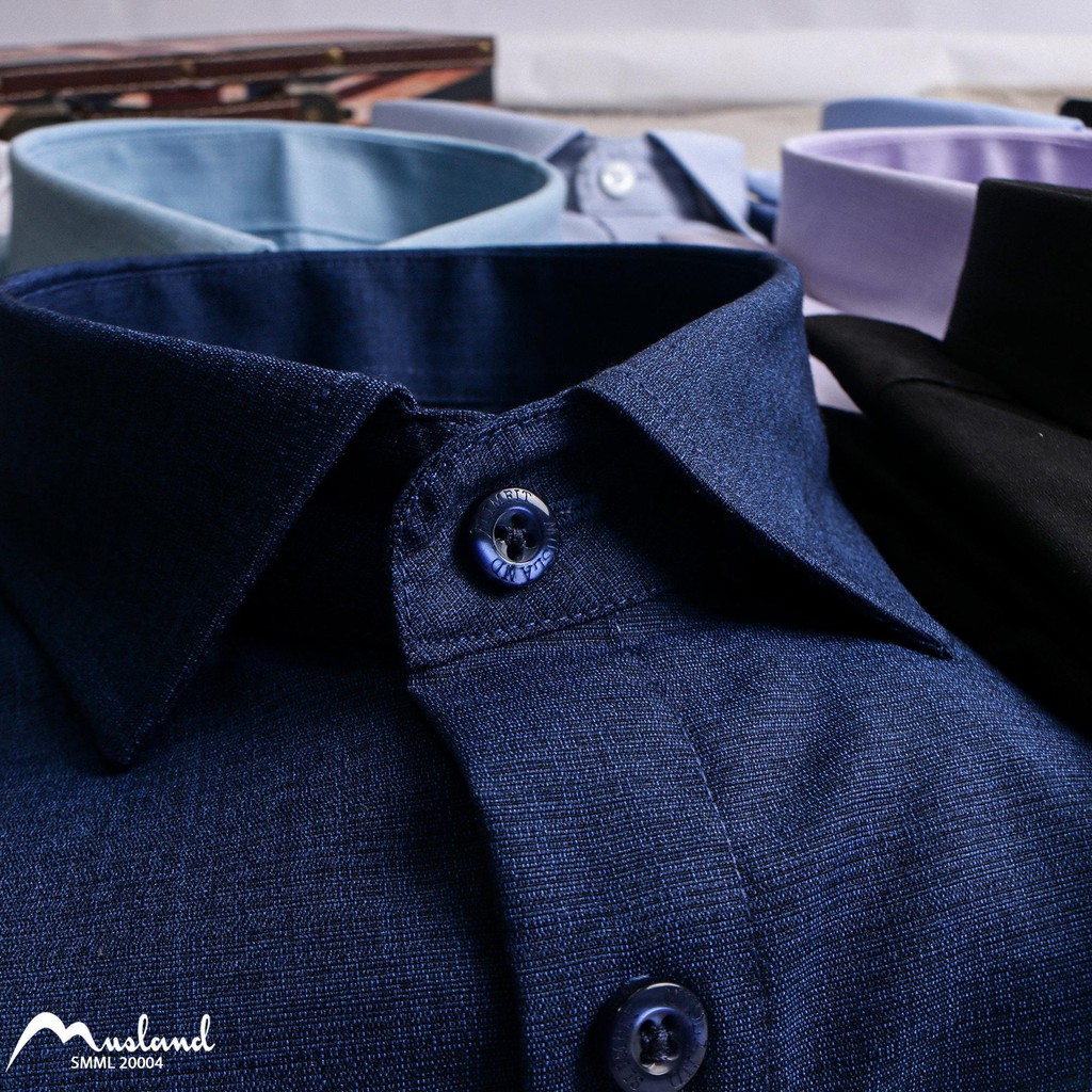 Aó sơ mi nam dài tay Musland ( Hàng chính hãng,Form áo Slimfit,vải tre siêu mát,thấm hút mồ hôi,hàng Vnxk) | BigBuy360 - bigbuy360.vn