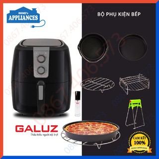 Mua Bộ Phụ Kiện nồi chiên không dầu cho các loại nồi từ 4L trở lên  tiện lợi làm bánh pizza  thịt xiên