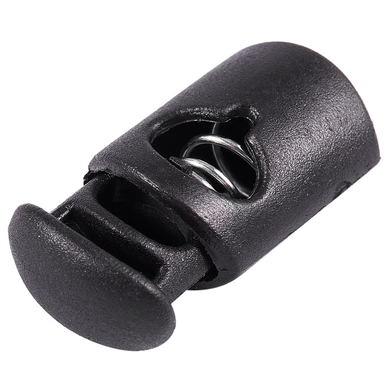 Set 10 Phụ Kiện Chặn Dây Cáp Màu Đen Đường Kính 8Mm
