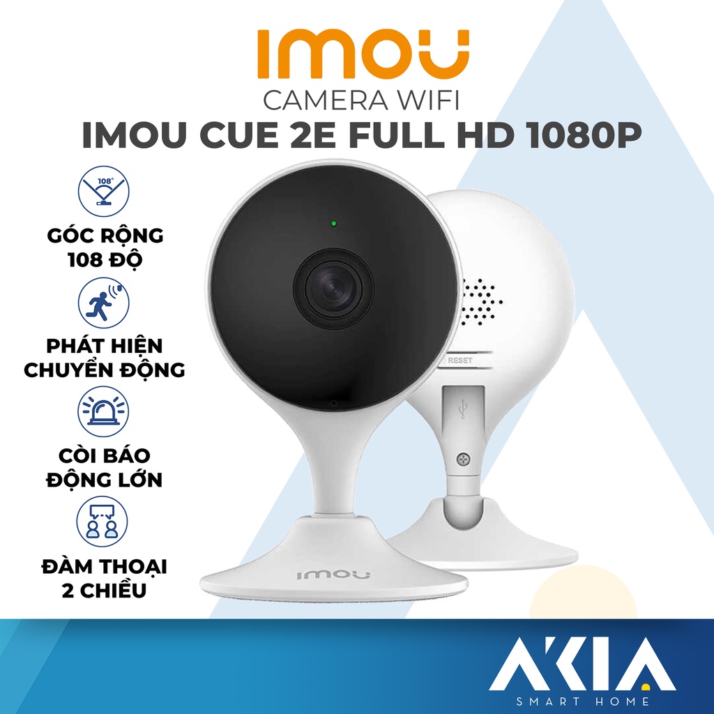 Camera wifi IMOU Cue 2E IPC-C22SP, độ phân giải 2 megapixel, giám sát thông minh phát hiện người bằng AI