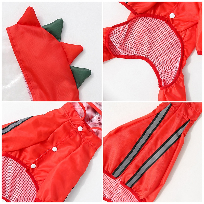 Áo Mưa Trong Suốt Hình Ếch Dễ Thương Cho Thú Cưng