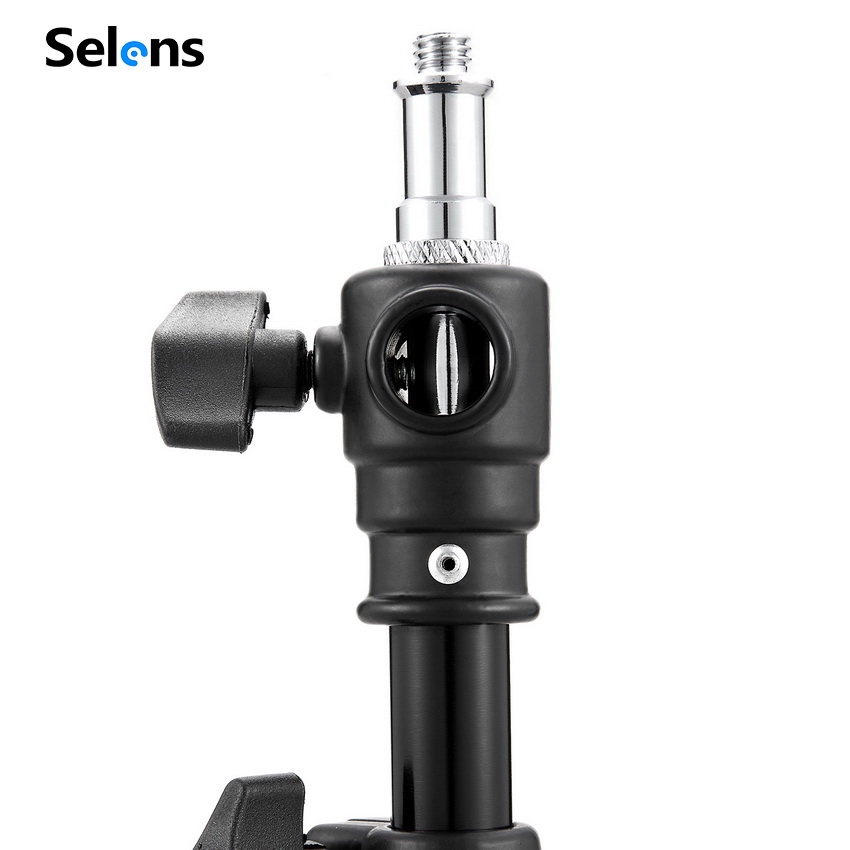 Giá treo đèn trần cho studio chụp ảnh Selens 2 khớp điều chỉnh được 103cm