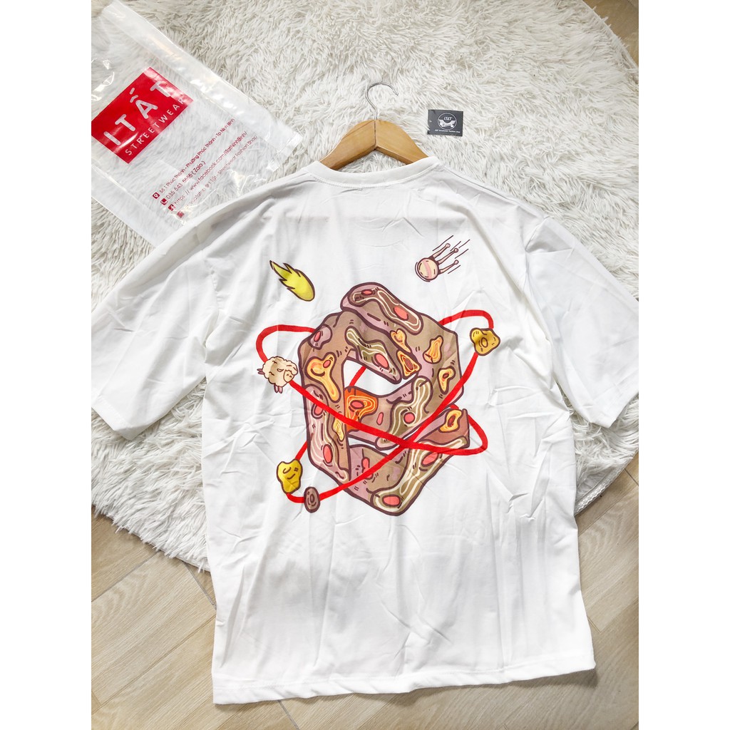 Áo tee thun Supreme x LV Bearbrick cotton phông Trắng Đen, thời trang nam nữ unisex streetwear