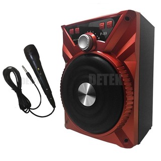 Loa bluetooth karaoke p88-p89 kèm mic rahalo shop
