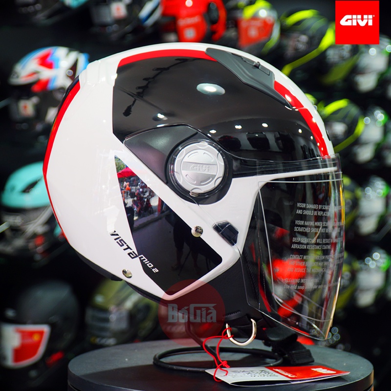 Nón Bảo Hiểm Givi Vista 3/4 đầu 2 kính