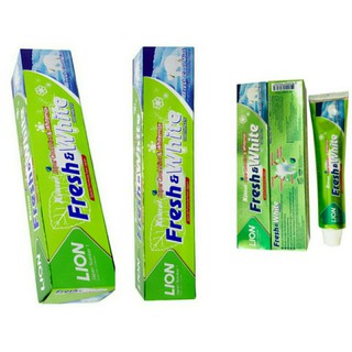 Kem Đánh Răng Cao Cấp Lion Fresh & White(160g)