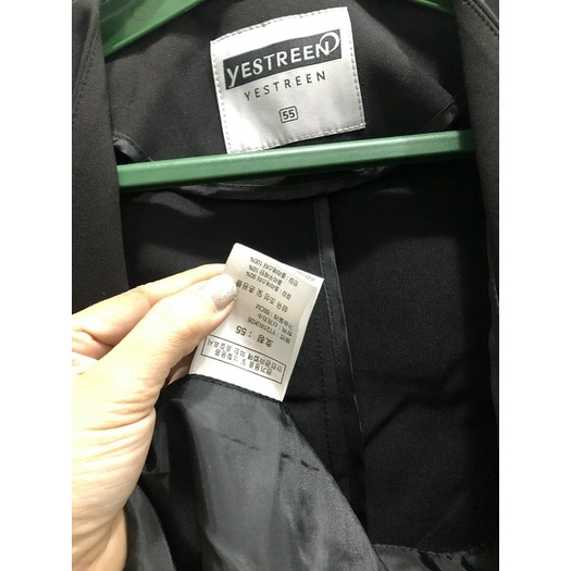 Áo Vest YESTREEN Đen Xuất Hàn - 3581