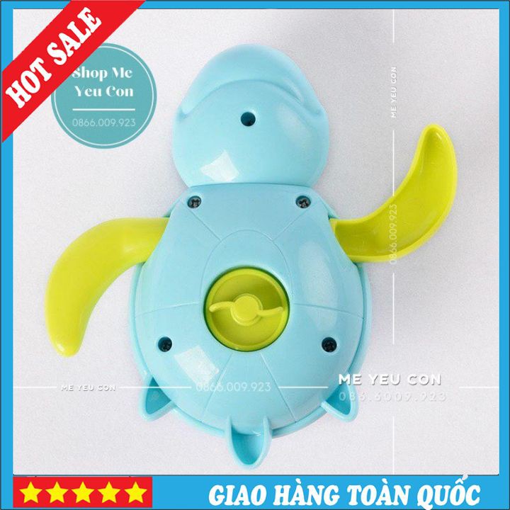 Chú Rùa Bơi Vặn Cót - Đồ Chơi Nhà Tắm Ngộ Nghĩnh Cho Bé Yêu  - shopmeyeucon3011