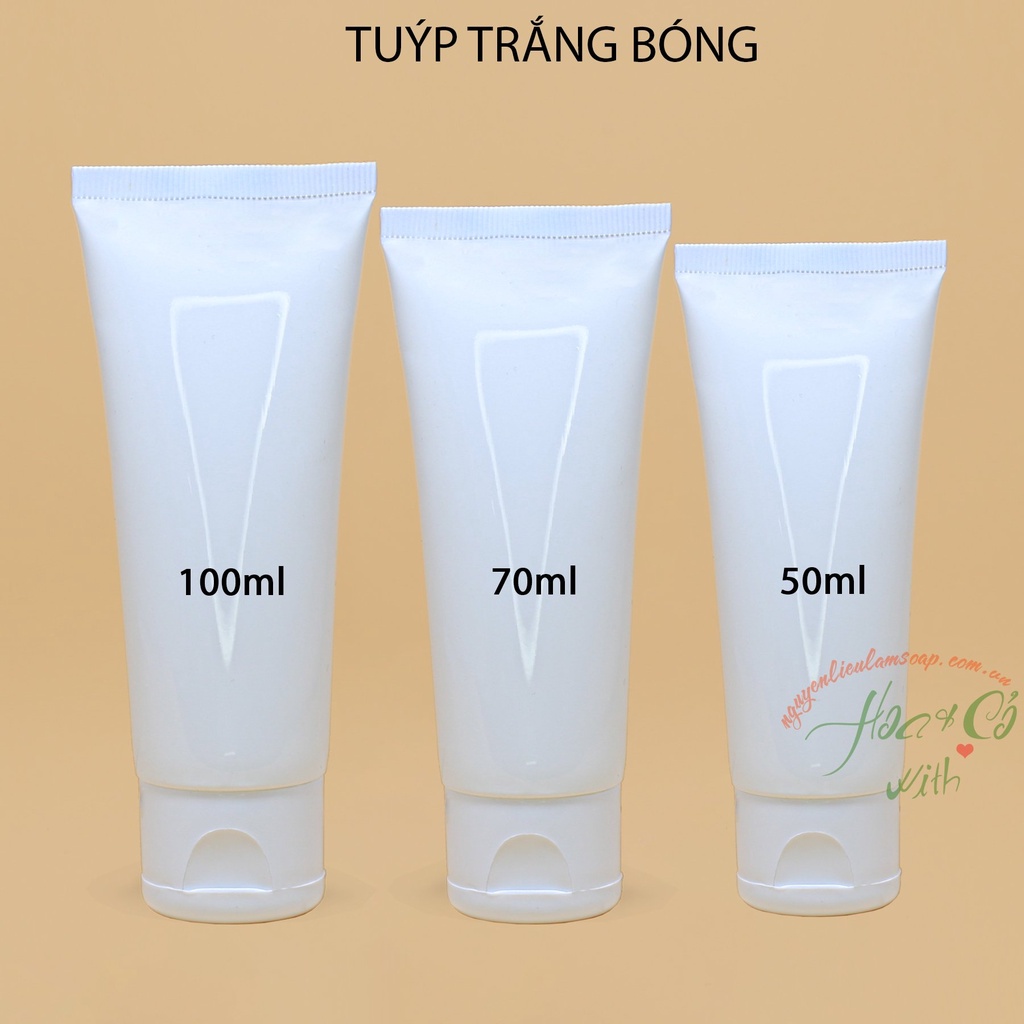 Tuýp Chiết Mỹ Phẩm Trắng Bóng
