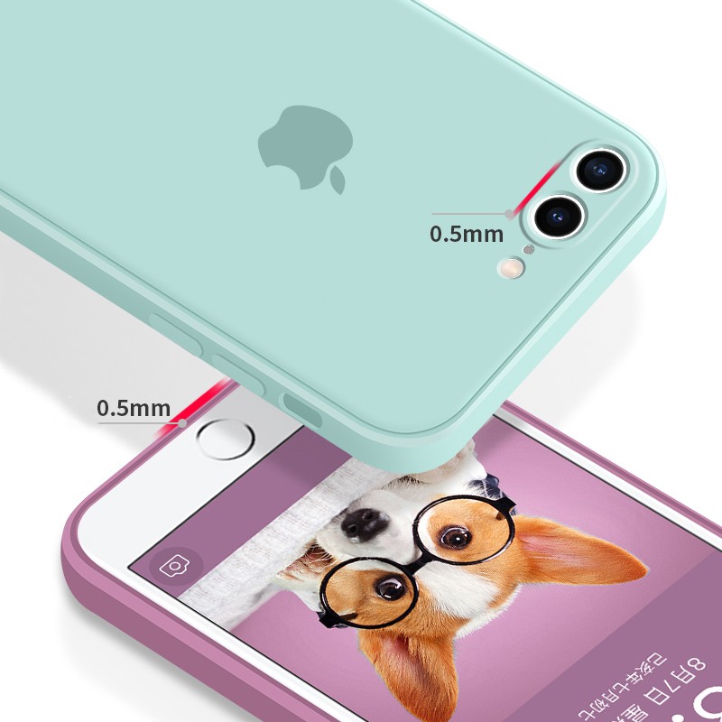 Ốp lưng Silicone Mềm Màu Trơn Cá Tính Cho Iphone 13 11 Pro Max Xs Max Se 2020 8 7 6s Plus 12 13 Pro Max Ốp Điện Thoại