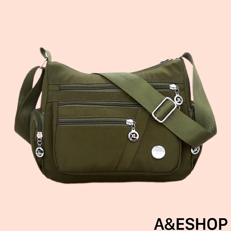 Túi xách nữ vải dù đeo Chéo Chống nước JINGPIN Sz28 cao cấp - A&ESHOP 19067