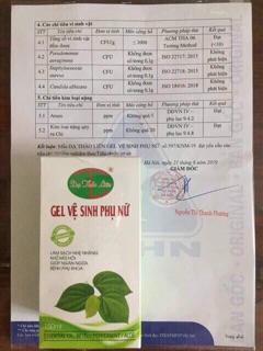 Dung dịch vệ sinh phụ nữ dạ thảo liên