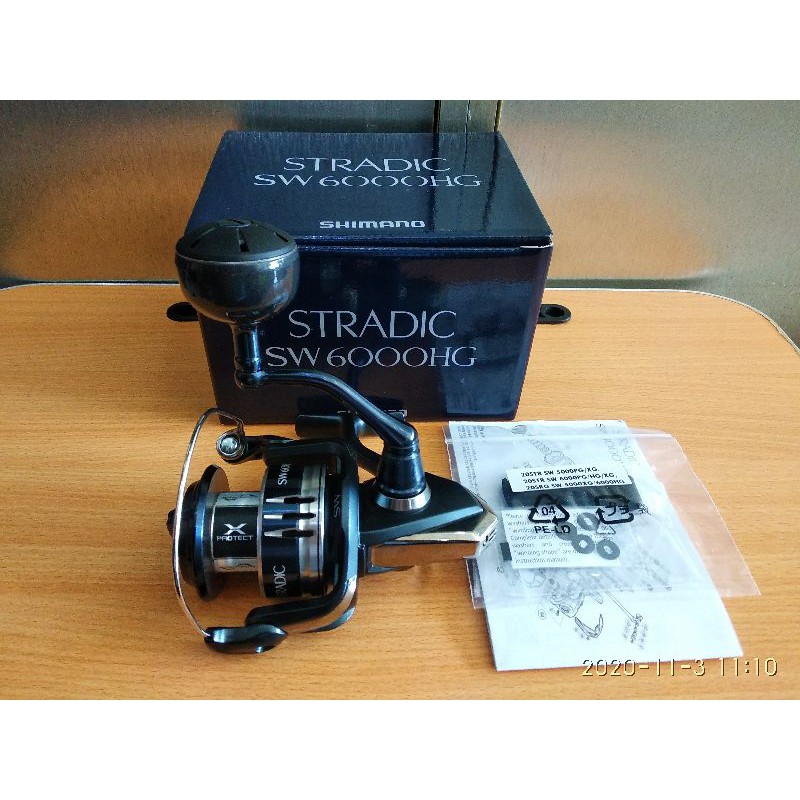 Máy Câu Cá Shimano 2020 Stradic SW 6000HG - Máy Đứng