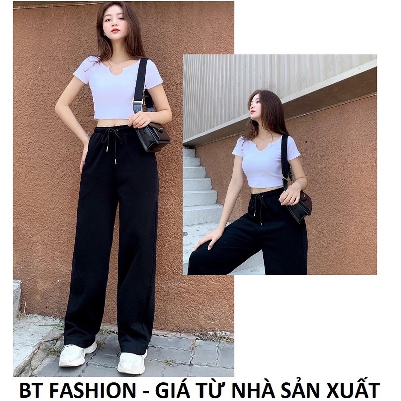 :  Áo Thun Ôm / Quần Jogger Phom Rộng  BAOTIN FASHION