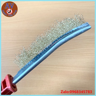 Bàn chải sắt đánh rỉ màu đỏ