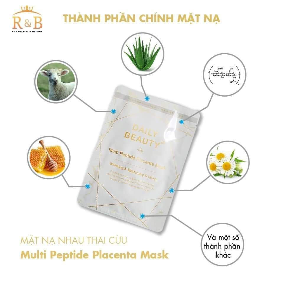 Multi peptide placenta mask