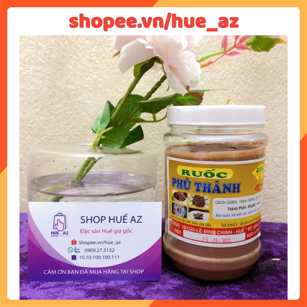 Mắm Ruốc PHÚ THÀNH chính gốc 500gr đặc sản Huế