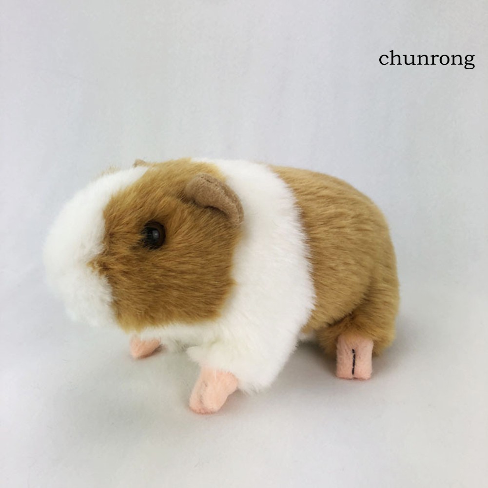 CR+Simulation Guinea Pig Animal Plush Stuffed Doll Kids Toy Gift Sofa Bed Decor