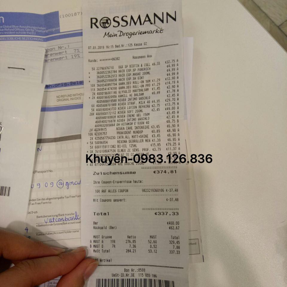 Kem CC Cream olaz Hàng Đức Có Bill