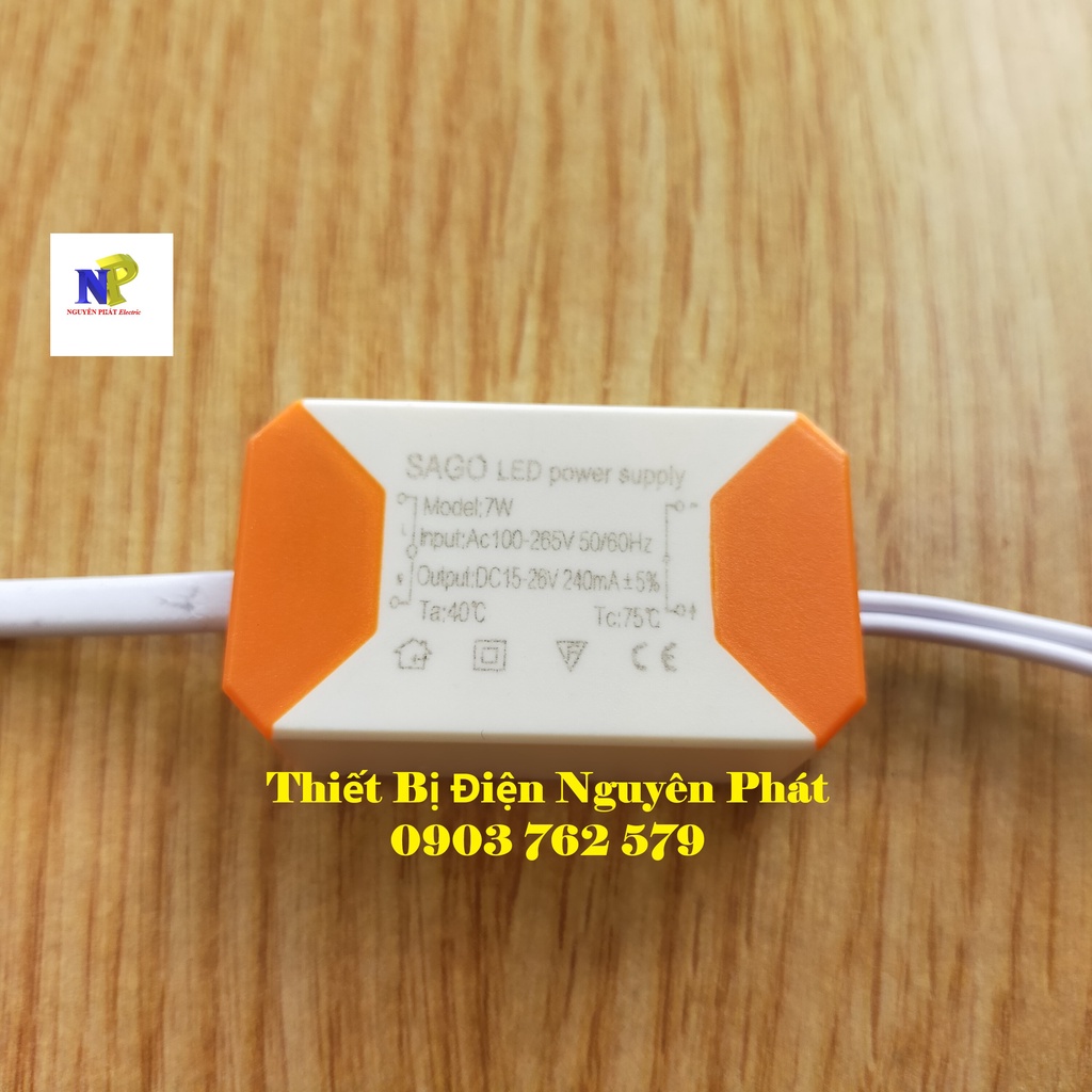 Tăng Phô 3 Chế Độ Cho Đèn Led Âm Trần Và Ốp Trần 4w Đến 24w