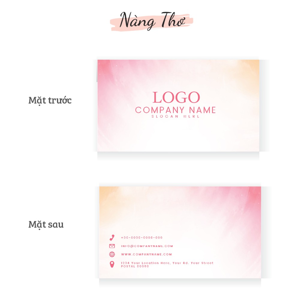 IN NAMECARD DANH THIẾP THIẾT KẾ THEO YÊU CẦU_NÀNG THƠ DESIGN