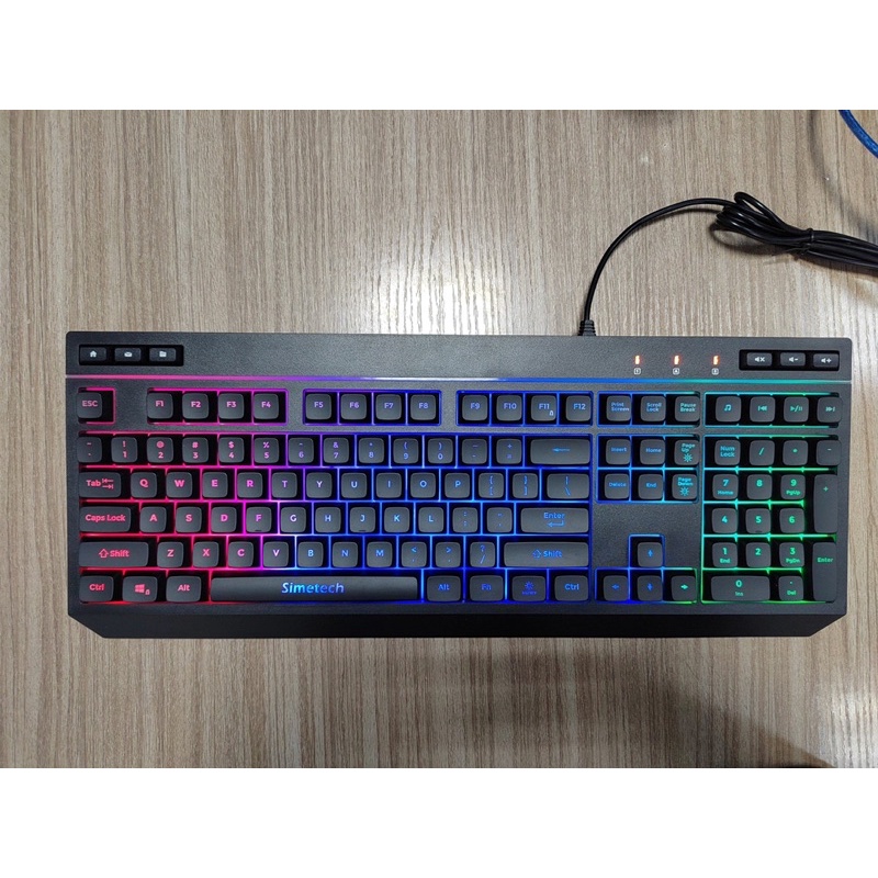 BÀN PHÍM Gaming SIMETECH G8 LED RGB CÓ DÂY SIÊU ĐẸP, SiÊU BỀN- Hàng Chính Hãng
