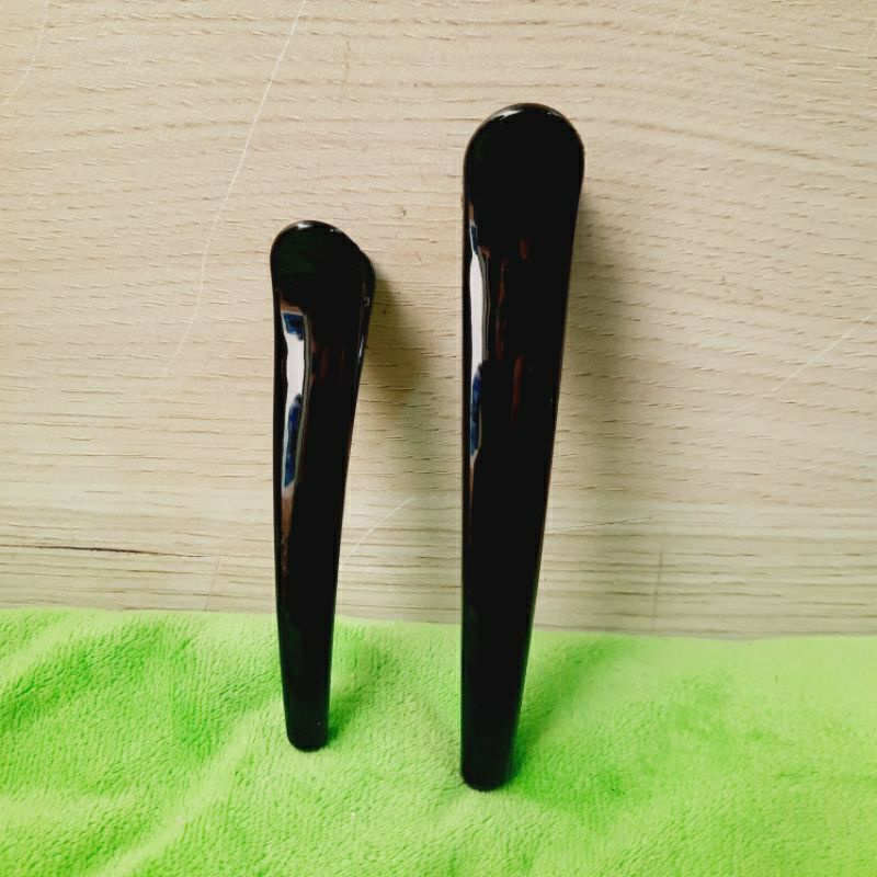 Kẹp mỏ vịt nhựa cứng màu đen loại đại 9.5cm/12cm
