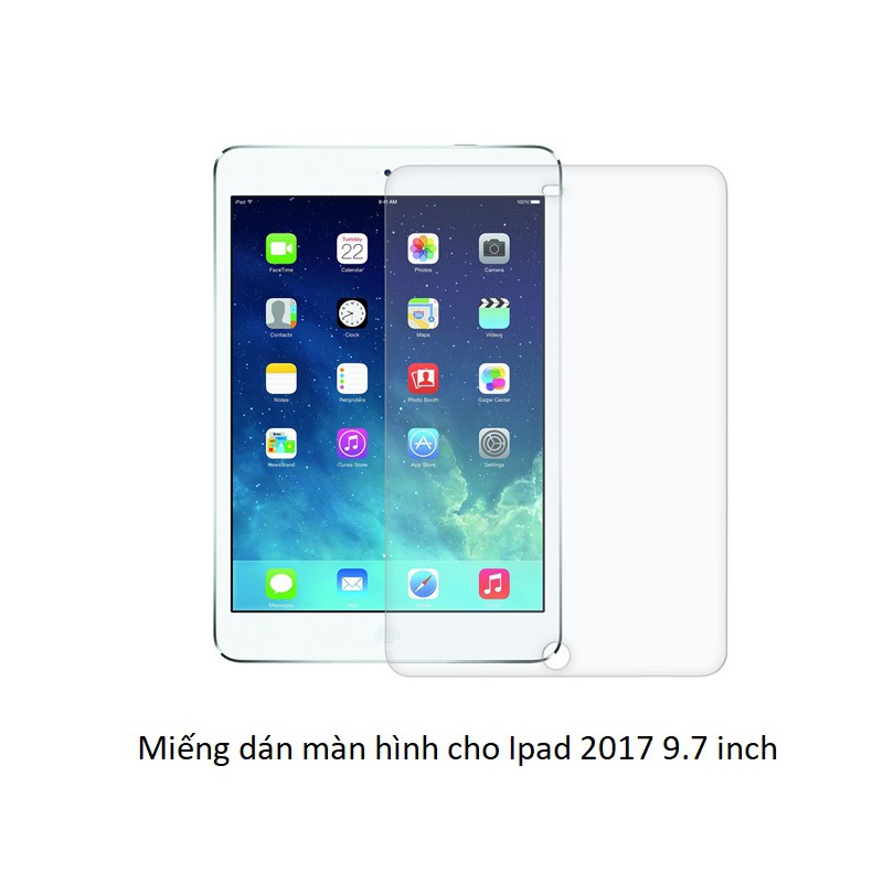 Miếng dán màn hình chống trầy chống vân tay cho Ipad 2017 9.7 inch