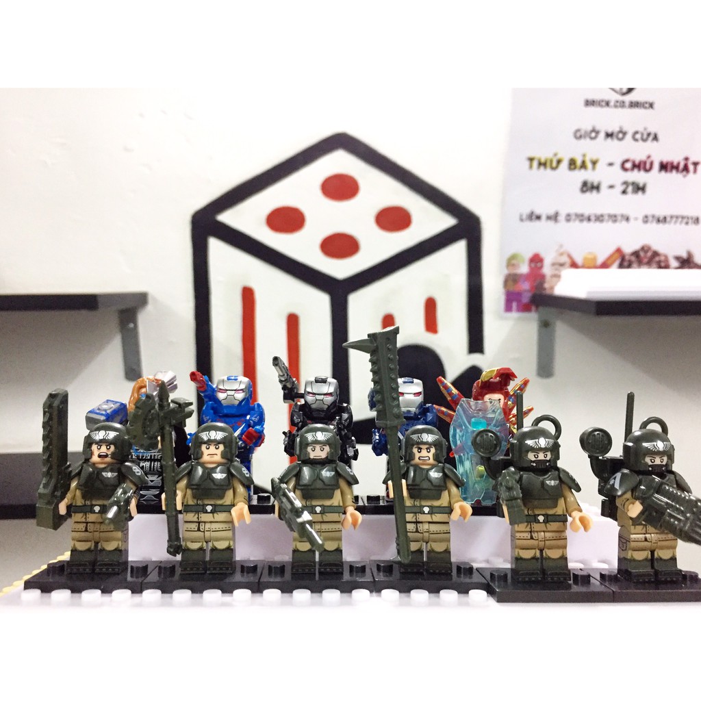 Lego Warhammer 40K Đồ Chơi Lắp Ráp Lính Imperial Guard - Cận Vệ Đế Chế KT1037