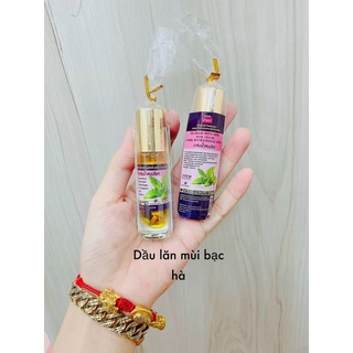Dầu lăn thảo dược 4 mùi (xả, dứa, bạc hà,chanh)
