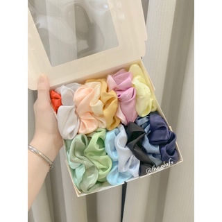 Scrunchies - Dây cột tóc - Dây buộc tóc phi bóng sang chảnh